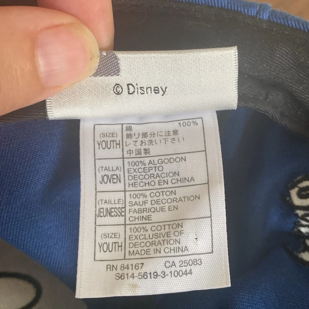 Walt Disney World Mickey Mouse Ears Adjustable Back Hat, Youth OS